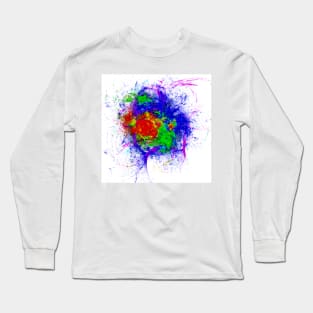 POLLOCKED ART Long Sleeve T-Shirt